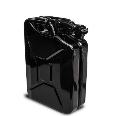Fuel Jerry Can w/Spout | Black | 5-Gallon (20L)